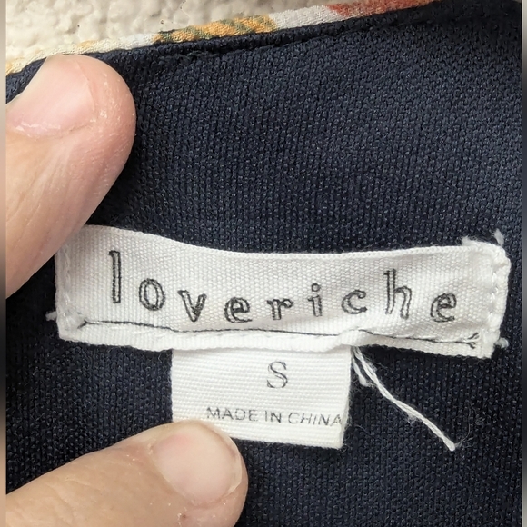 Love Riche Small Floral Sleeveless Dress Lattice Sides - Picture 5 of 14